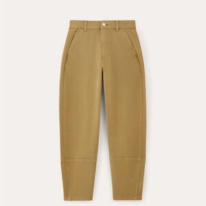 Everlane The Utility Barrel Pant Women’s Size 10 Fennel Seed Organic Cotton NWT